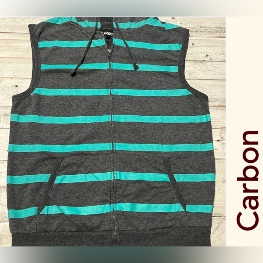 Carbon Men’s Sleeveless Hoodie‎